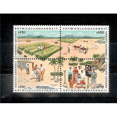 Nations Unies  Vienne Annee 1986  Neufsn° 56 A 59