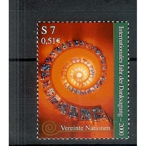 Nations Unies  Vienne Annee 2000   Neuf N° 318