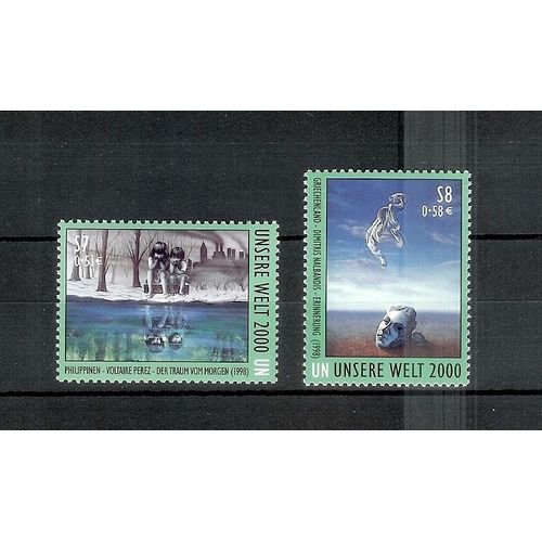 Nations Unies  Vienne Annee 2000   Neufs N° 323/324