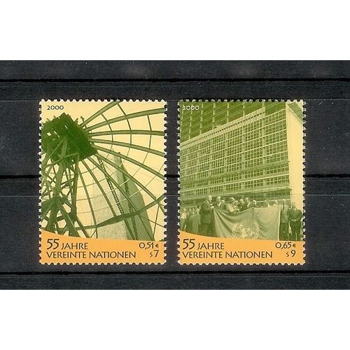 Nations Unies  Vienne Annee 2000   Neufs N° 325 326