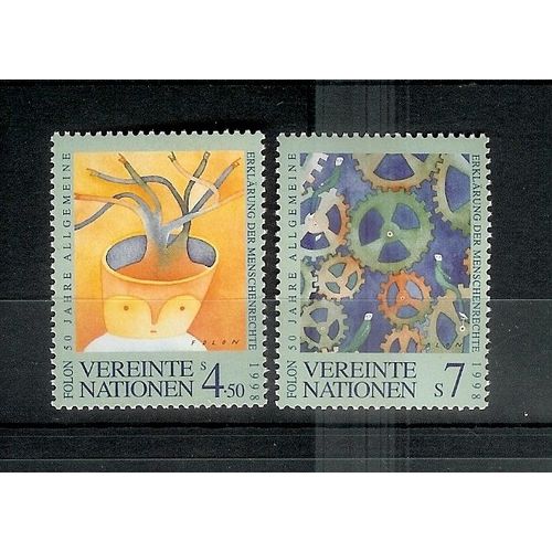 Nations Unies  Vienne Annee 1998   Neufs N°286 / 287