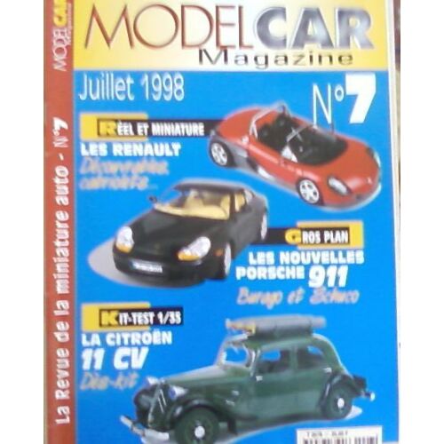 Model Car N° 7 : Renault Découvrables, Porsche 911 N° 7 : Renault Découvrables, Porsche 911, La Citroën 11 Cv