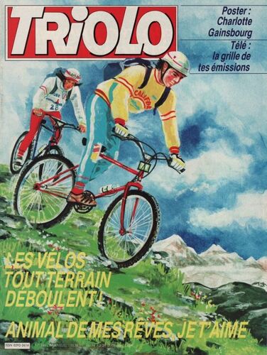 Triolo / 16-09-1987  N° 146 : Charlotte Gainsbourg (1,5p + Poster) - Johnny Hallyday (1/3p) - Elsa (3/4p)