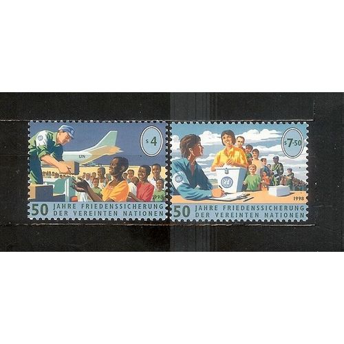 Nations Unies  Vienne Annee 1998   Neufs N° 284 /285