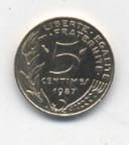 France 5 Centimes 1987
