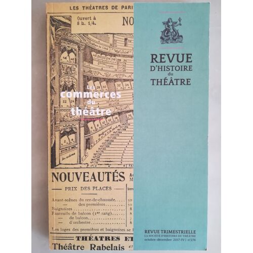 Revue D'histoire Du Théâtre 276