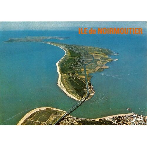 Carte Postale, France, Vendée ( 85 ), L'ile De Noirmoutier, Vue Aérienne - Oblitération Du 10/07/1987
