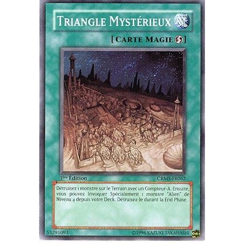 Triangle Mystérieux Crms-Fr062 1ere Edition
