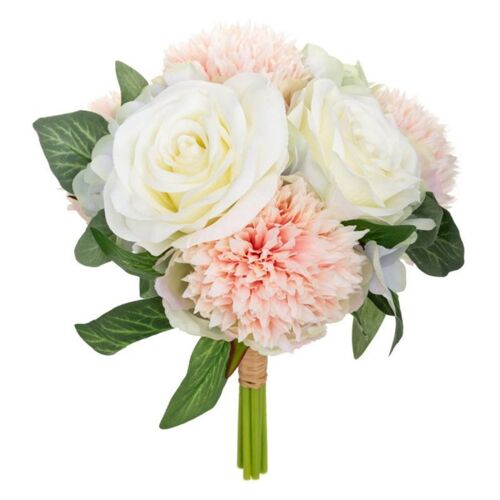 Bouquet de Fleurs "Oeillet" 26cm Multicolore