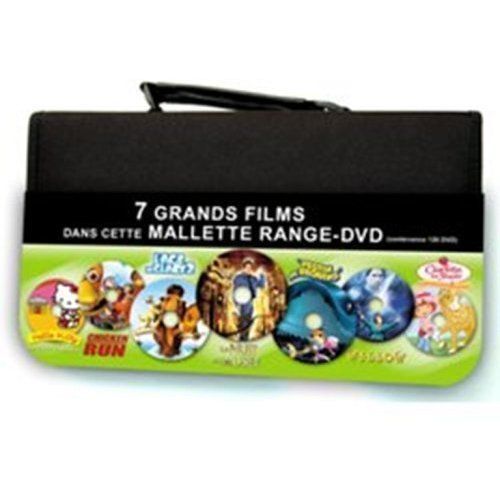 Mallette Range-Dvd Avec 7 Grands Films : Hello Kitty + Chicken Run + L'âge De Glace 2 + La Nuit Au Musée + Festin De Requins + Willow + Charlotte Aux Fraises