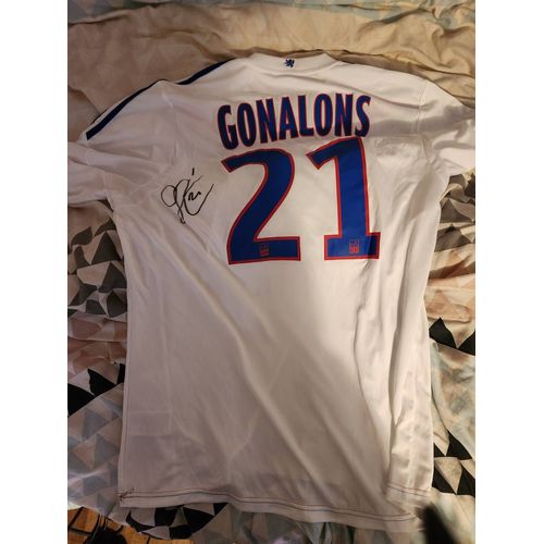 Maillot Ol Dédicacé Par Maxime Gonalons