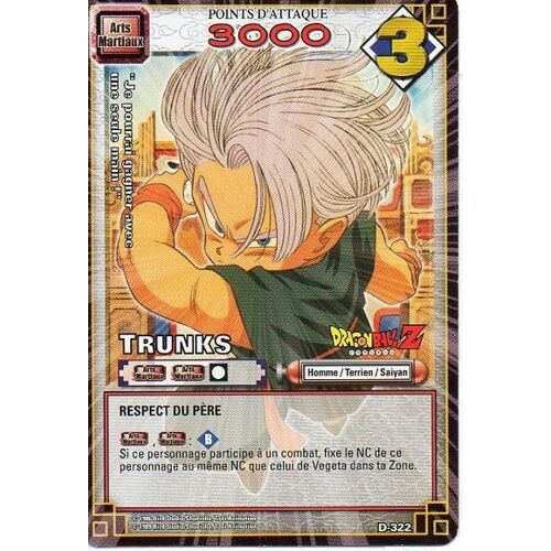 Trunks - D 322 - Dragon Ball- Serie 3 - Vf - 2006