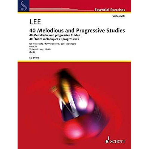 40 Melodious And Progressive Studies Op. 31 Band 2 Violoncelle