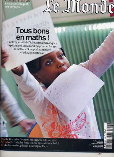 Le Monde2  N° 239 : Tous Bons En Maths !