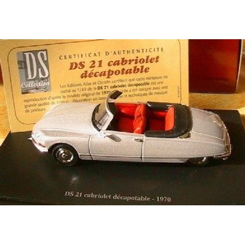 Citroen Ds 21 Cabriolet Decapotable 1970 Norev 1/43 Editions Atlas-Norev