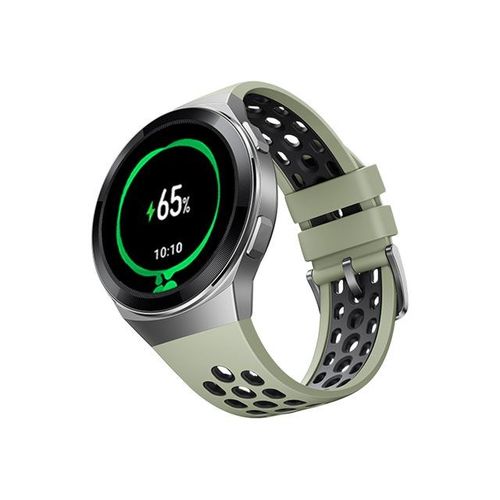 Huawei Watch GT 2e - Acier inoxydable - Montre connectée avec bracelet - TPU - vert menthe - affichage 1.39" - 4 Go - Bluetooth - 43 g