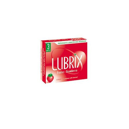 Preservatifs Lubrix Fraise X03
