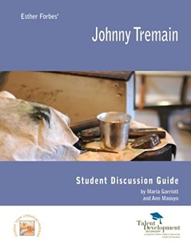 Johnny Tremain Student Discussion Guide