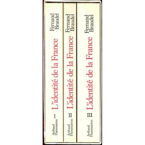 Identite De La France Coffret 3 Volumes