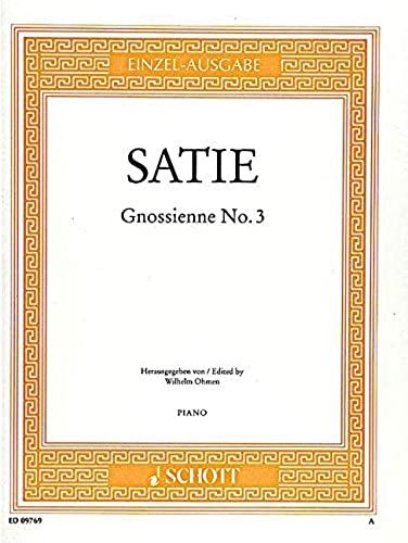 Gnossienne No3 (Rã©Vision Ohmen Wilhelm) --- Piano