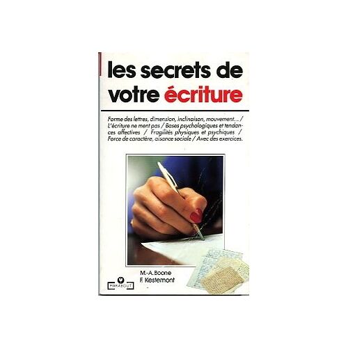 Les Secrets De Votre Écriture