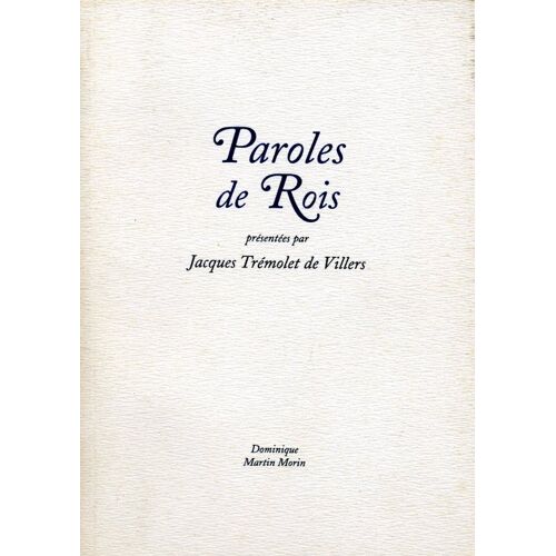 Paroles De Rois