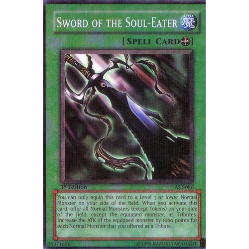 Yu-Gi-Oh! - Sword Of The Soul-Eater (L'épée De L'âme-Mangeur) - Ast 086