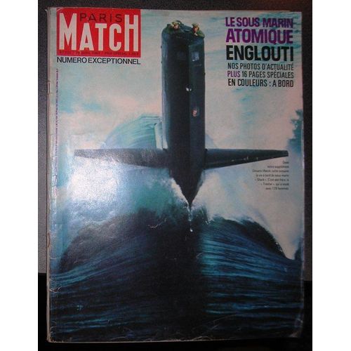 Paris Match N°732 Du 20-04-1963