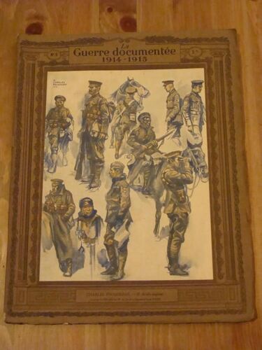 La Guerre Documentée : 1914 - 1915  N° 9 : " Charles Fouqueray. - 2. Armée Anglaise. "