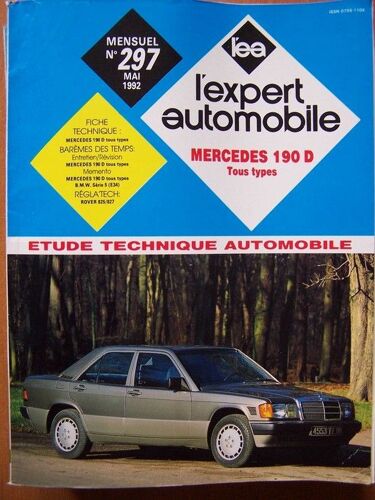 Revue Technique Automobile Rta Mercedes 190 D  N° 297