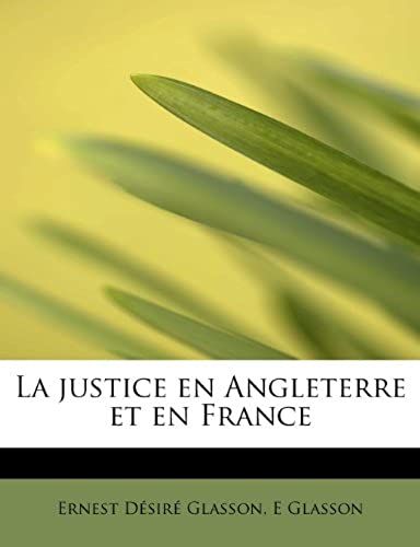 La Justice En Angleterre Et En France