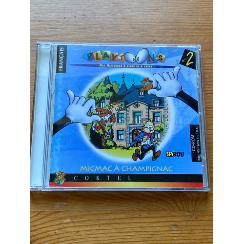 Micmac à Champignac Playtoons N°2 - Jeu PC, Mac, Cd-Rom