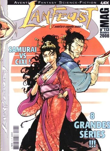 Lanfeust Mag N°113: Samurai Vs Cixi ! 8 Grandes Séries !!!  N° 113