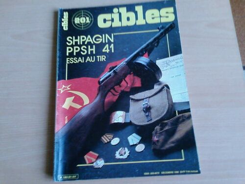 Cibles  N° 201 : Shpagin   Ppsh 41    Essai Au Tir