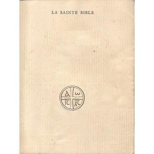 La Sainte Bible. Michée Sophonie Nahum.