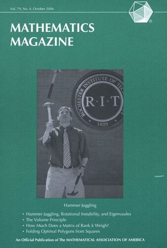 Mathematics Magazine  N° 4 : Volume 79