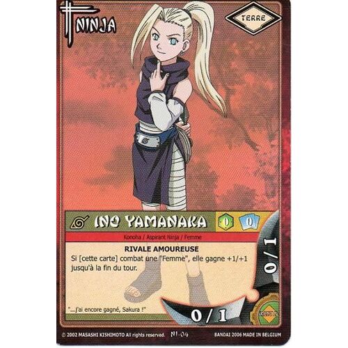 Naruto Série 1 - Ni-04 - Ino Yamanaka - Vf