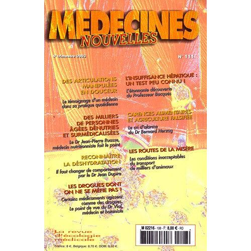 Médecines Nouvelles N° 111 : Insuffisance Hépatique. Les Personnes Âgées.