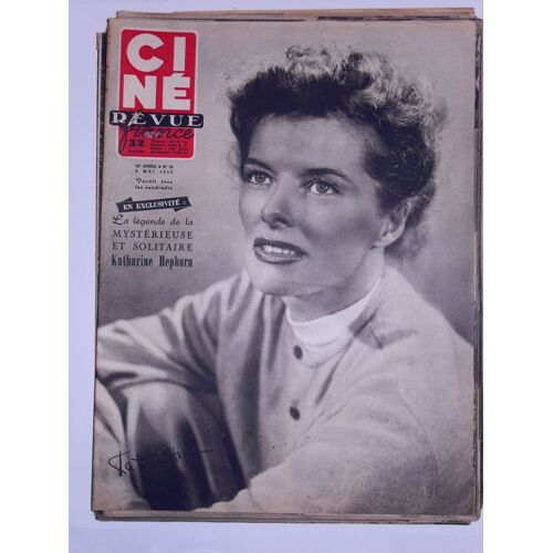 Cine Revue 1952 N° 19 : Katharine Hepburn.James Mason.Claek Gable.Fernandel.Tony Curtis.