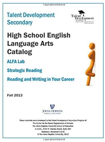 High School English Language Arts Catalog: Fall 2013