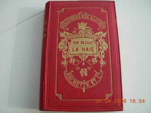 Par-Dessus La Haie Quatrieme Edition Librairie Hachette 1883