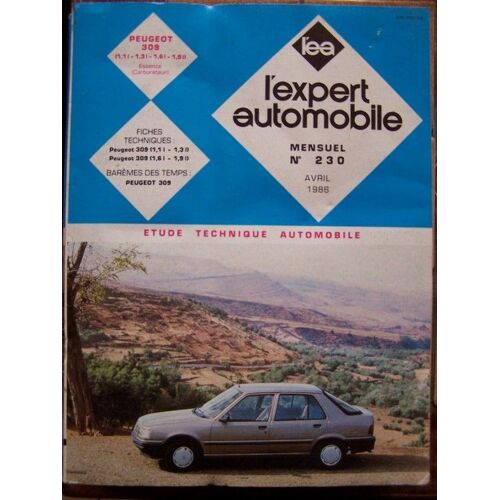 Revue Technique Rta Peugeot 309 Essence  N° 230