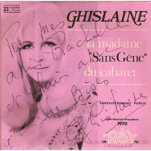 La Madame Sans Gêne Du Cabaret (Dédicacé)