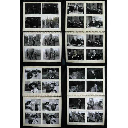 Jean Gabin * Le Tonnerre De Dieu * Denys De La Patelliere - 1965 - 62 Photos De Tournage * Chaque Petite Affiche De 12*18 Cm * (Jean Gabin ; Michele Mercier ; Lili Palmer, Robert Hossein)