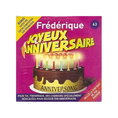 Joyeux Anniversaire Frederique