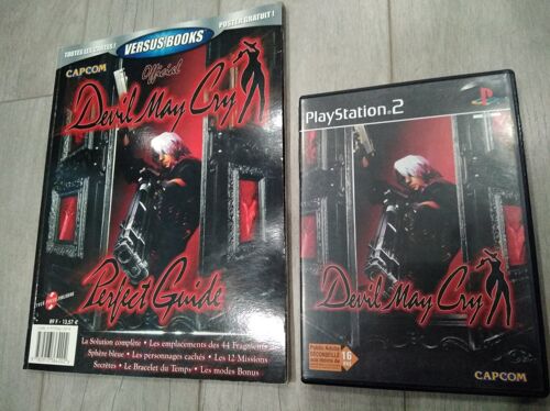 Lot - Devil May Cry Sur Ps2 Playstation 2 Et Son Guide Officiel Perfect Dmc