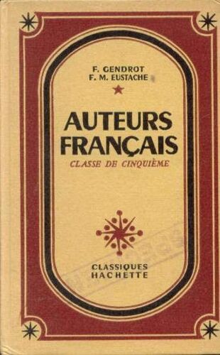 Auteurs Francais Classe De 5e