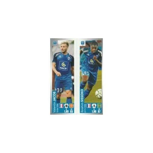 Vignette Panini Foot France 2019 2020 N°547 : Valentin Jacob - Ibrahim Sissoko