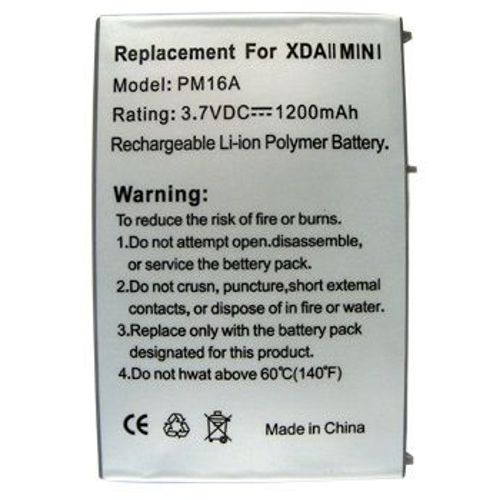 Axess Batterie Compatible Qtek S100 /  S110 /  S200 Lithium 1200 Ma / H Qteks100batl Pour Qtek S110