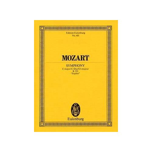 Mozart : Symphonie N° 41 Kv 551 Jupiter - Poche - Eulenburg